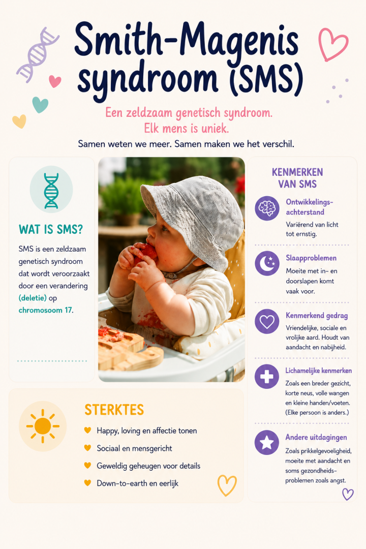 Infographic: wat is het Smith-Magenis syndroom?